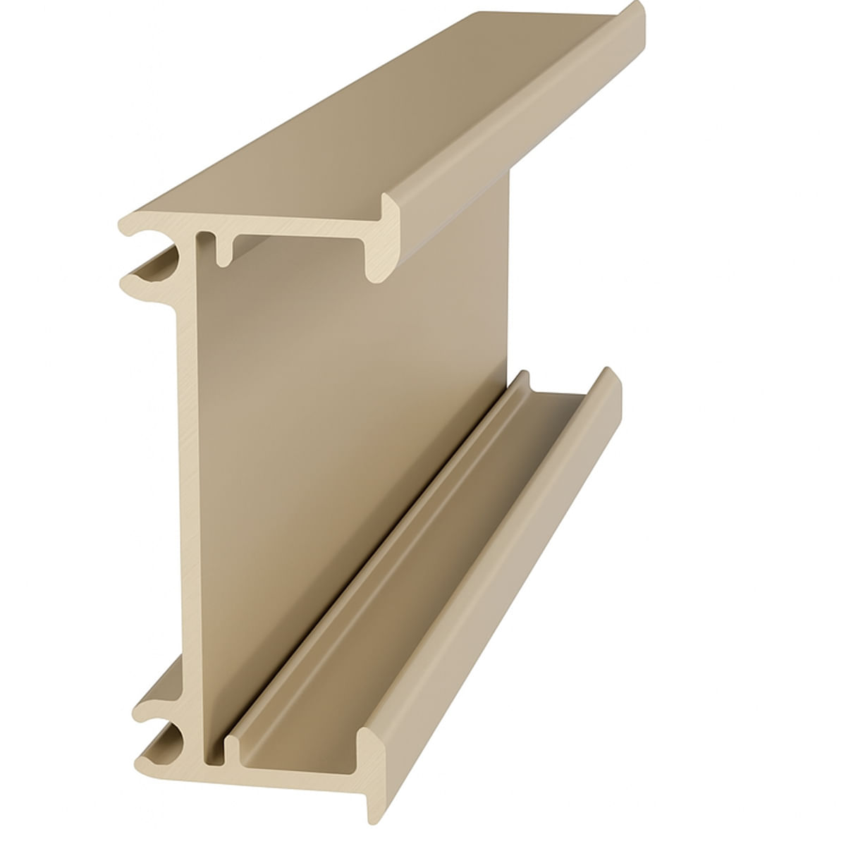 Perfil Puxador Cava Rm-417 3 Metros Champagne Claro Rometal 78148_01